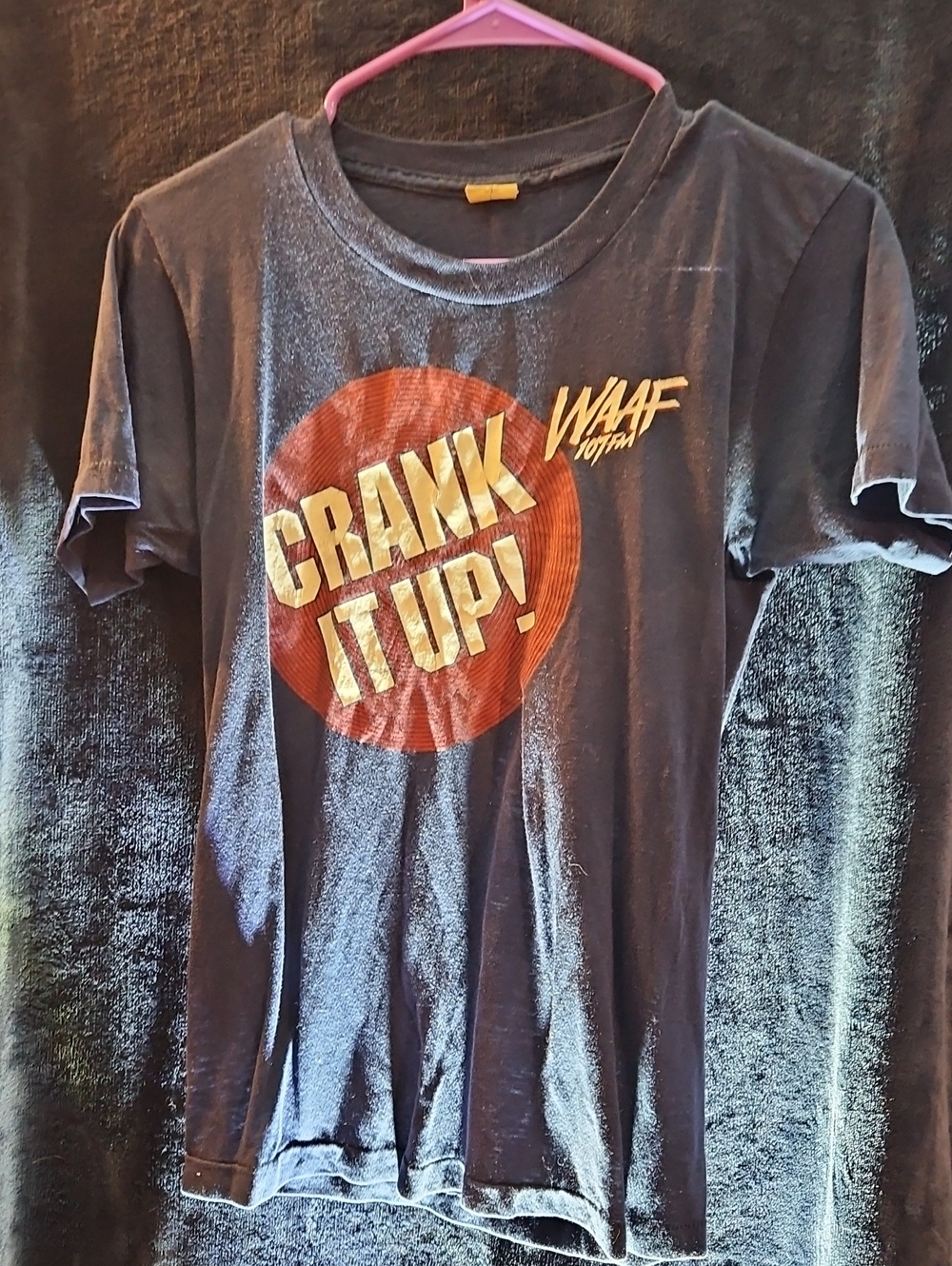 Vintage Waaf 107 Fm Screen Stars Crank It Up. New England Defunct Rock Radio